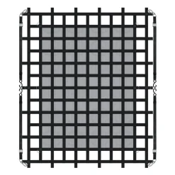 VEVOR Cargo Net, 96 in x 81 in, Heavy Duty Truck Cargo Net for Truck Bed, 4 Adjustable Straps with Carabiners & S-Hooks, Wear-resistant & Weather-proof, Suitable for Pickup, Truck, Jeep, SUV, Boat