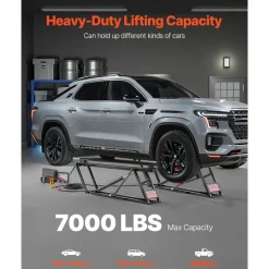 VEVOR Car Lift, 7000 lbs Capacity Car Lifts for Home Garage, 3-Level Adjustable with 29.4