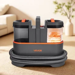 VEVOR Carpet Cleaner Machine, 50.72 oz Clean Water Tank & 27.05 oz Dirty Water Tank, Portable Upholstery Shampooer, 11.5Kpa Handheld Furniture Extractor, Spot and Stain Deep Cleaner for Rug Couch Car