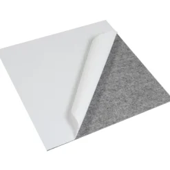 VEVOR Carpet Tiles Peel and Stick, 24” x 24” Squares Self Adhesive Carpet Floor Tile, Soft Padded Carpet Tiles, Easy Install DIY for Bedroom Living Room Indoor Outdoor (9Tiles, Light Gray)