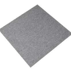VEVOR Carpet Tiles Peel and Stick, 24” x 24” Squares Self Adhesive Carpet Floor Tile, Soft Padded Carpet Tiles, Easy Install DIY for Bedroom Living Room Indoor Outdoor (9Tiles, Light Gray)