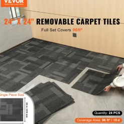VEVOR Carpet Tiles Reusable, 24