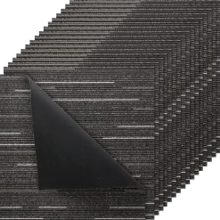 VEVOR Carpet Tiles Reusable 24x24 inch, 24 PCS Modular Carpet Square Rug, Commercial Floor Soft Padded for Seamless Cover 96sq.ft, Easy DIY Replacement for Living Room Bedroom Office Indoor,Gray