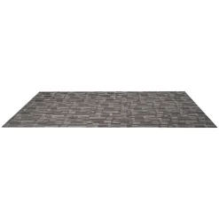 VEVOR Carpet Tiles Reusable 24x24 inch, 24 PCS Modular Carpet Square Rug, Commercial Floor Soft Padded for Seamless Cover 96sq.ft², Easy DIY for Living Room Bedroom Office Indoor,Gray & Brown