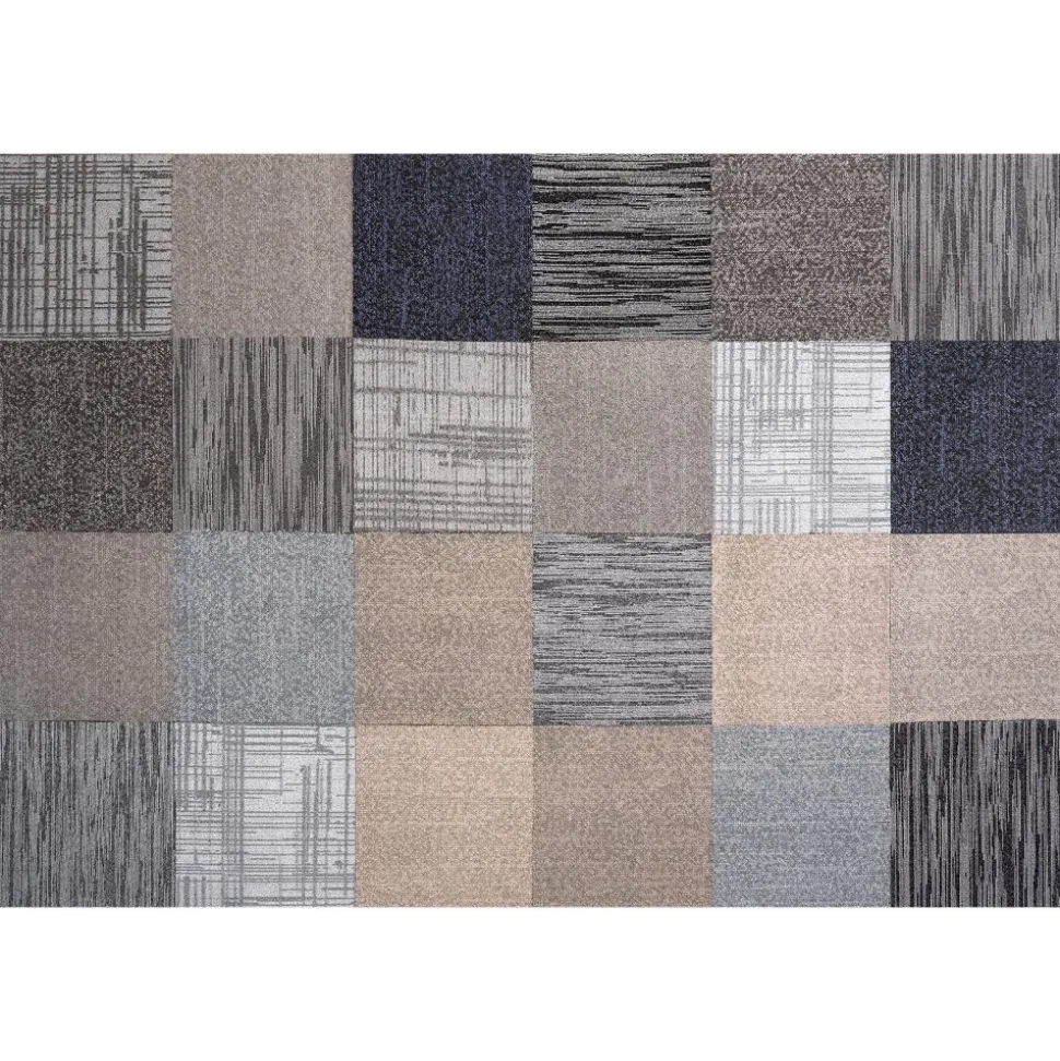 VEVOR Carpet Tiles Reusable 20x20 inch, 24 PCS Modular Carpet Square Rug, Commercial Floor Soft Padded for Seamless Cover 66.6sq.ft, Easy DIY Replacement for Living Room Bedroom Indoor,Multicolor
