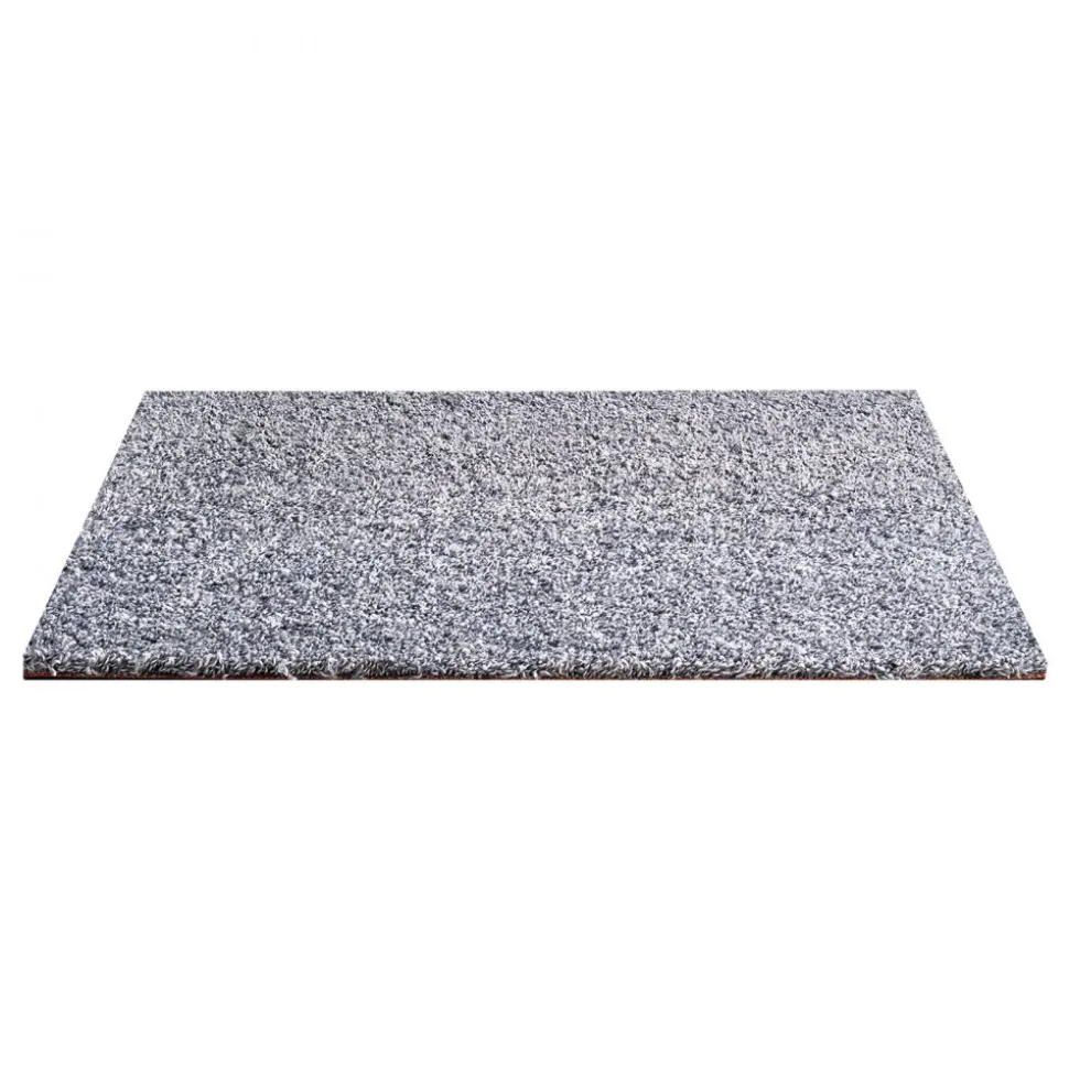 VEVOR Carpet Tiles 18x18 inch, 10 Pack Carpet Square Rug Detachable & Damage-free, Self Adhesive Home Floor Soft Plush Padded for 22.5sq.ft Coverage, Easy DIY for Living Room & Bedroom, Gray