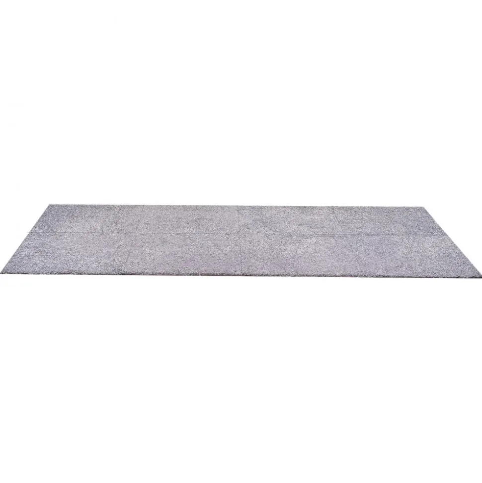 VEVOR Carpet Tiles 18x18 inch, 10 Pack Carpet Square Rug Detachable & Damage-free, Self Adhesive Home Floor Soft Plush Padded for 22.5sq.ft Coverage, Easy DIY for Living Room & Bedroom, Gray