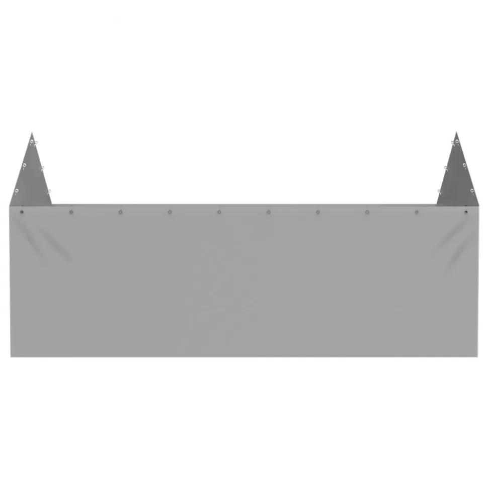 VEVOR Carport Replacement Canopy Cover Side Wall 12 x 20 ft, Garage Tent Shelter Tarp Heavy-Duty Waterproof & UV Protected, Easy Installation with Ball Bungees,Grey (Top and Frame Not Included)
