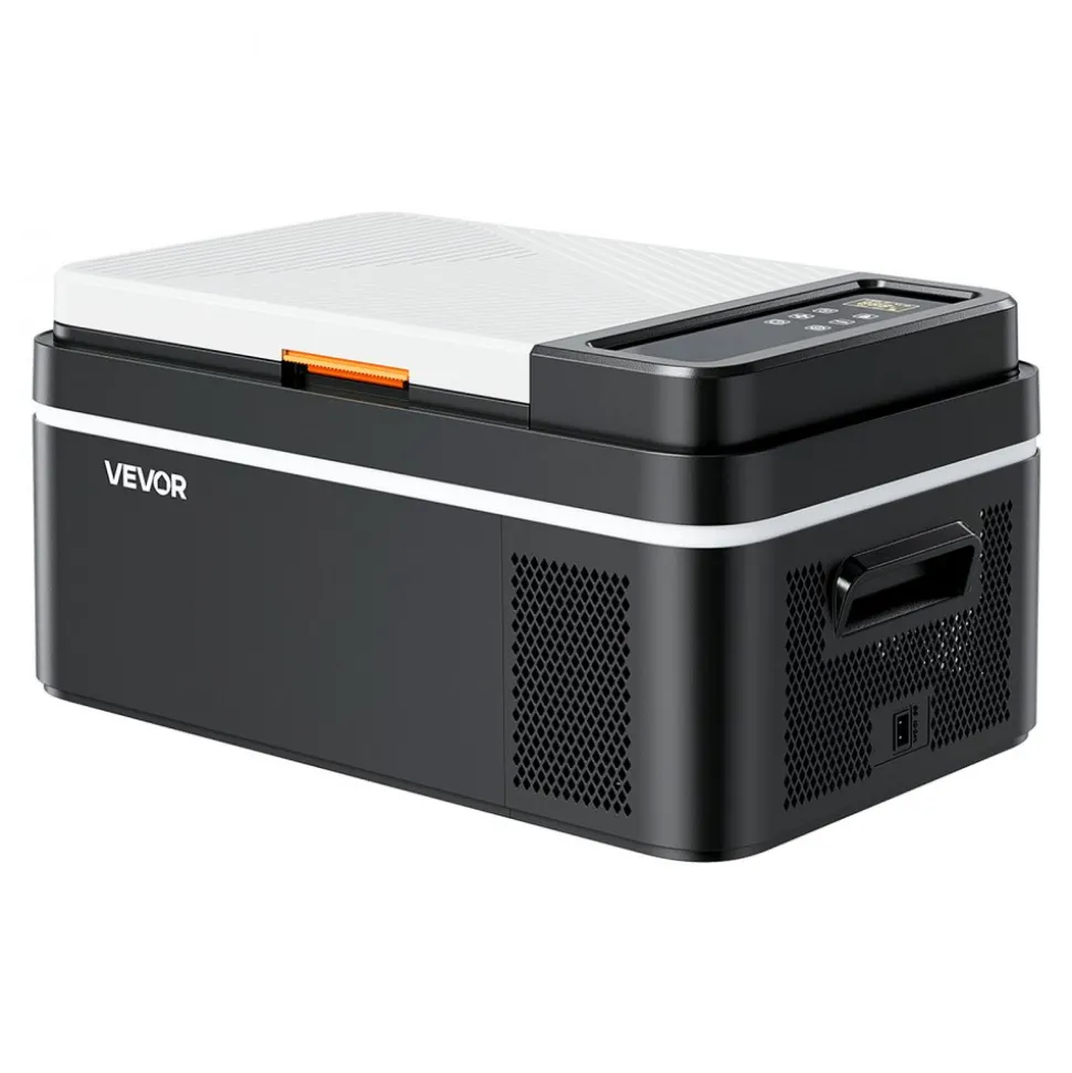 VEVOR Car Refrigerator, DC 12/24V AC100-240V Compressor Electric Cooler, -4°F to 68°F Car Fridge with APP Control, 21 QT Cars Freezer for RVs, Campsites, Boats, Camping, Fishing, 60W Portable Freezer