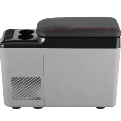VEVOR Car Refrigerator, 12 Volt Car Armrest Refrigerator Fridge, 15 L Single Zone Portable Freezer, -4℉-68℉ Adjustable Range, 12/24V DC and 100-240V AC Compressor Cooler for Outdoor, Camping