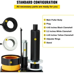 VEVOR Carrier & Pinion Bearing Puller, Compatible with Dana 30,40,50,60,70, 80, Ford 10.25