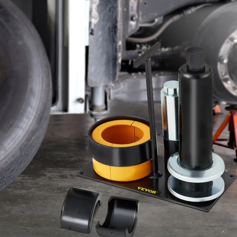 VEVOR Carrier & Pinion Bearing Puller, Compatible with Dana 30, 40, 60, 70, Ford 9" Bearings, Pinion Puller Tool with 2 Clamshells, 45# Steel Clamshell Carrier Bearing Puller for Auto Repair