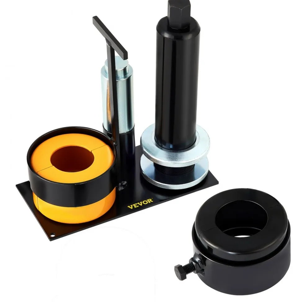 VEVOR Carrier & Pinion Bearing Puller, Compatible with Dana 30, 40, 60, 70, Ford 9" Bearings, Pinion Puller Tool with 2 Clamshells, 45# Steel Clamshell Carrier Bearing Puller for Auto Repair
