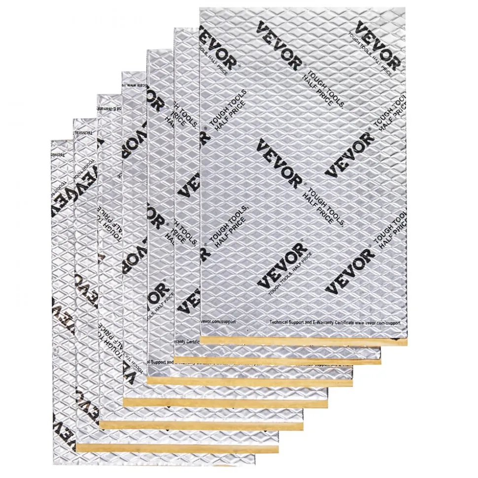 VEVOR Car Sound Deadening Mat, 50 mil 52 sqft Car Sound Dampening Material, Butyl Automotive Sound Deadener, Noise Insulation and Vibration Dampening Material for Car