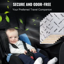 VEVOR Car Sound Deadening Mat, 50 mil 52 sqft Car Sound Dampening Material, Butyl Automotive Sound Deadener, Noise Insulation and Vibration Dampening Material for Car
