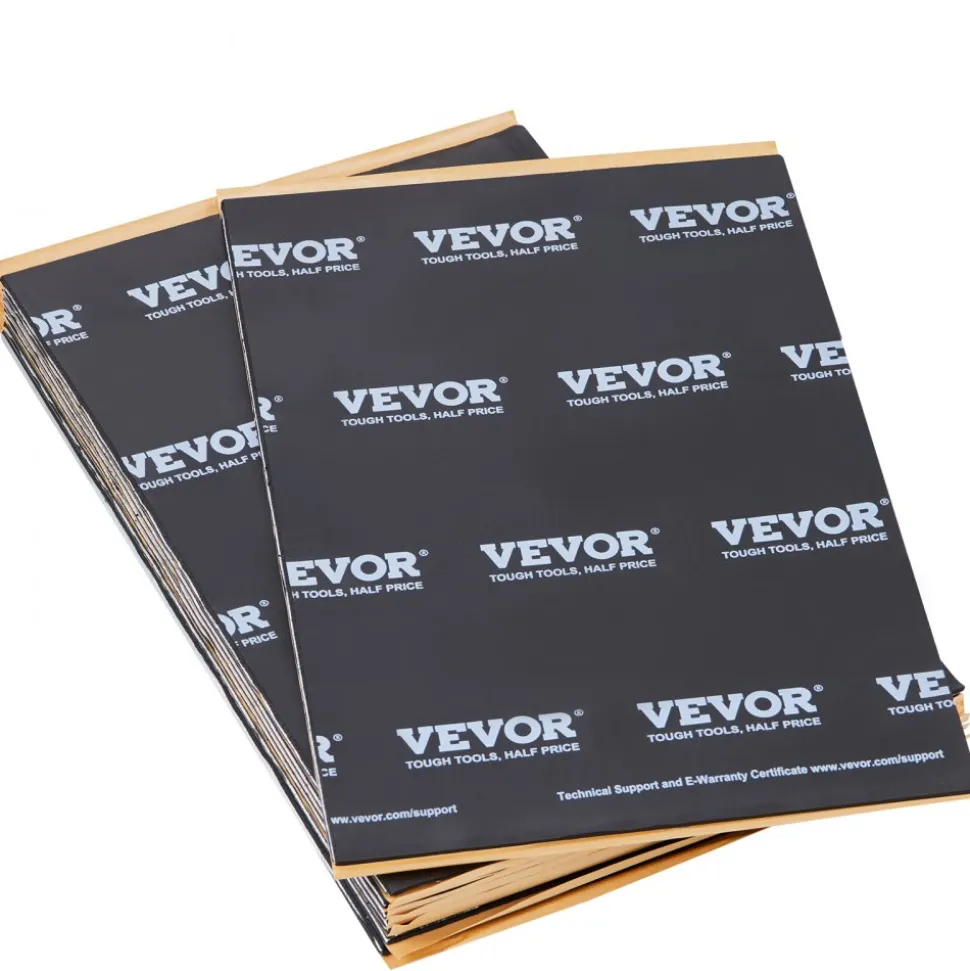 VEVOR Car Sound Deadening Mat, 200 mil 25 sqft Car Sound Dampening Material, Butyl Automotive Sound Deadener, Noise Insulation and Vibration Dampening Material for Car