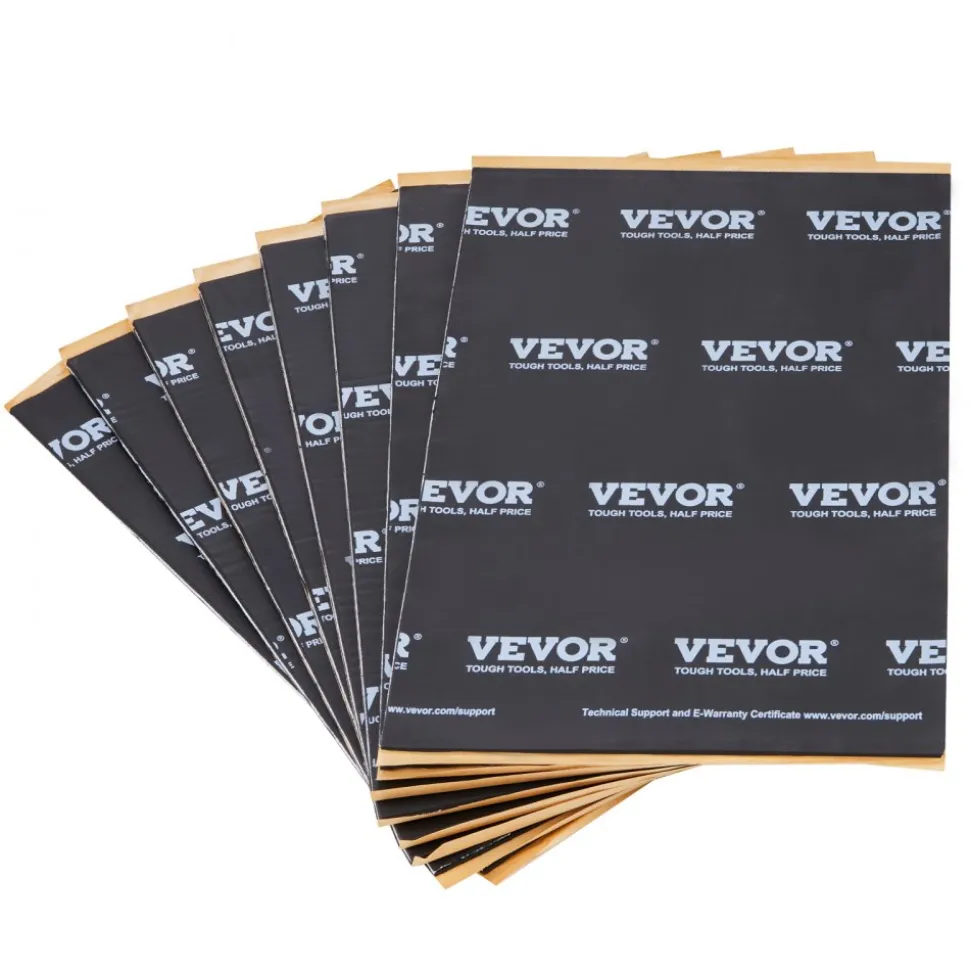 VEVOR Car Sound Deadening Mat, 200 mil 25 sqft Car Sound Dampening Material, Butyl Automotive Sound Deadener, Noise Insulation and Vibration Dampening Material for Car