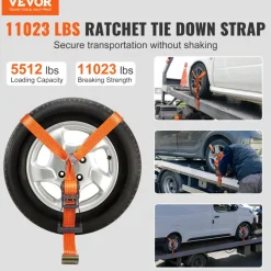 VEVOR Car Tie Down Straps Kit, Lasso Style 2