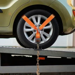 VEVOR Car Tie Down with Chain Anchors, Lasso Style 2