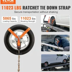 VEVOR Car Tie Down with Chain Anchors, Lasso Style 2