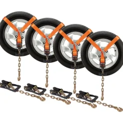 VEVOR Car Tie Down with Chain Anchors, Lasso Style 2