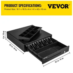 VEVOR Cash Register Drawer, 16