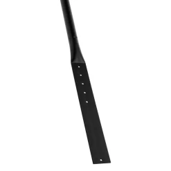 VEVOR Cast Iron Sign Post, 4 ft Portable Heavy Duty Steel Post Sign Holder with Hard Plastic Base & Wheels, U-Channel Sign Stand for Garden, Courtyard, Farm or Traffic Intersection, Black
