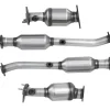 VEVOR Catalytic Converter, Compatible with Nissan Frontier NV1500 NV2500 NV3500 Pathfinder Xterra/Suzuki Equator, 4.0L V6, Front, Left, Rear, Right, Replacement OE 16399, for Exhaust Gas Purification