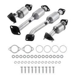 VEVOR Catalytic Converter, Compatible with Nissan Frontier NV1500 NV2500 NV3500 Pathfinder Xterra/Suzuki Equator, 4.0L V6, Front, Left, Rear, Right, Replacement OE 16399, for Exhaust Gas Purification