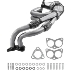 VEVOR Catalytic Converter, Compatible with Nissan Altima 2007 2008 2009 2010 2011 2012 2013 2.5L L4, Front, Replacement OE 674-933, Stainless Steel High Flow Converter, for Exhaust Gas Purification