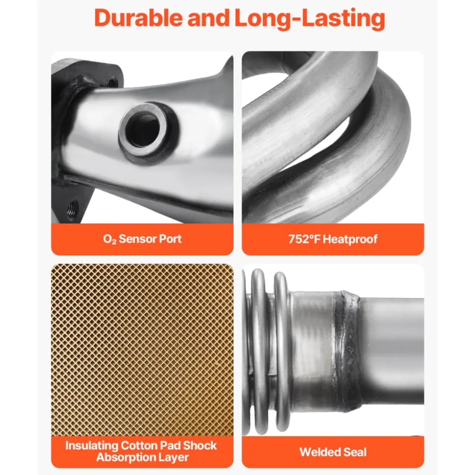 VEVOR Catalytic Converter, Compatible with Nissan Altima 2007 2008 2009 2010 2011 2012 2013 2.5L L4, Front, Replacement OE 674-933, Stainless Steel High Flow Converter, for Exhaust Gas Purification