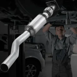 VEVOR Catalytic Converter, Compatible with Chrysler 200 Sebring/Dodge Avenger Caliber Journey /Jeep Compass Patriot, 2.4L L4, Front, Replacement OE 54735, Stainless Steel, for Exhaust Gas Purification