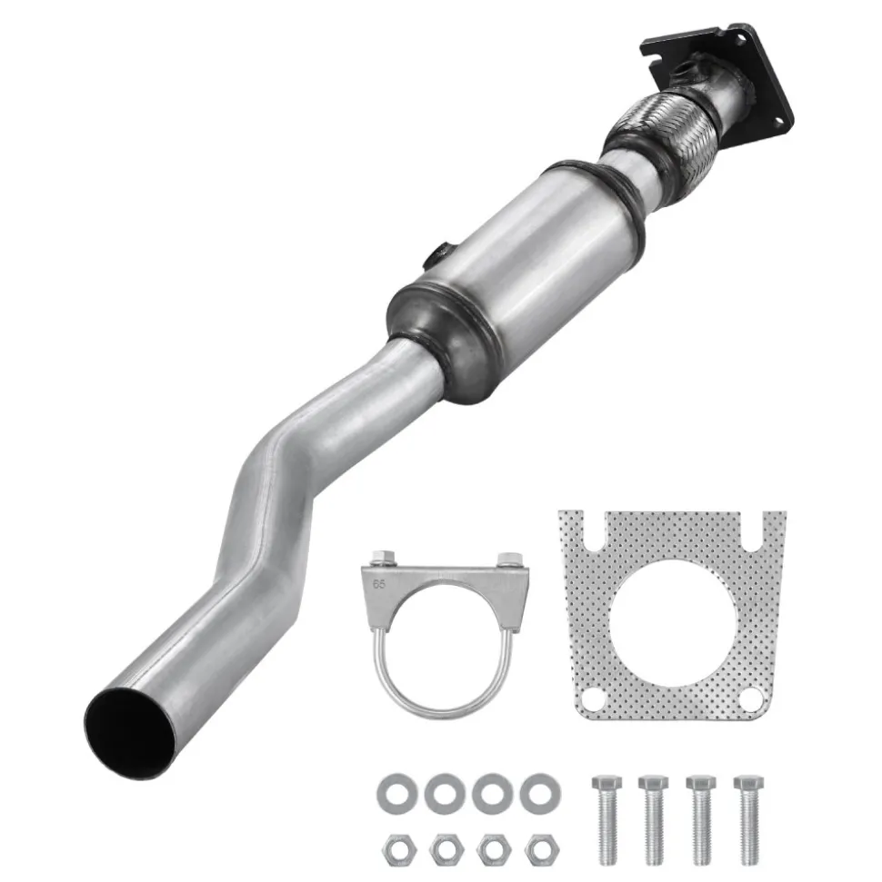 VEVOR Catalytic Converter, Compatible with Chrysler 200 Sebring/Dodge Avenger Caliber Journey /Jeep Compass Patriot, 2.4L L4, Front, Replacement OE 54735, Stainless Steel, for Exhaust Gas Purification