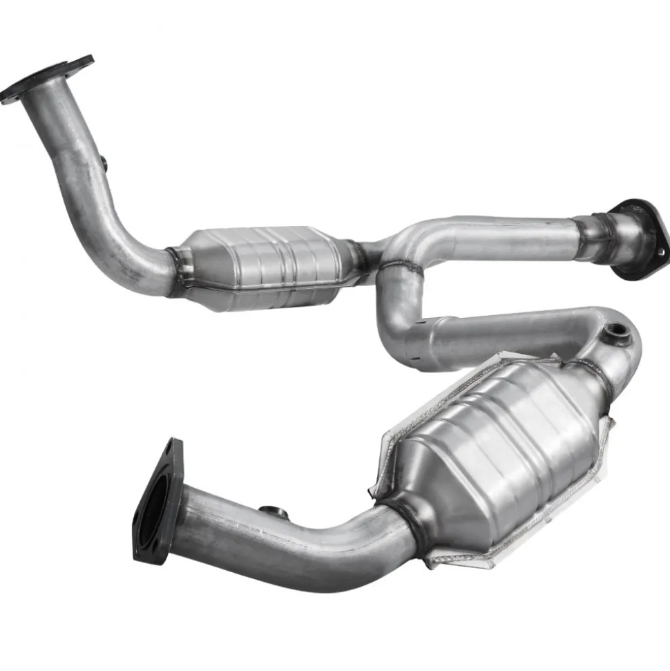VEVOR Catalytic Converter, Compatible with Cadillac Escalade/Chevy Avalanche Silverado Suburban Tahoe/GMC Sierra Yukon, 4.3L V6, 4.8L/5.3L V8, Front, Left, Right, Replacement OE 15756278, 50366