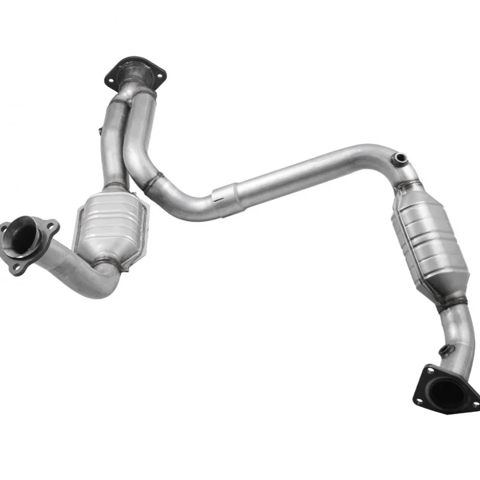 VEVOR Catalytic Converter, Compatible with Cadillac Escalade/Chevy Avalanche Silverado Suburban Tahoe/GMC Sierra Yukon, 4.3L V6, 4.8L/5.3L V8, Front, Left, Right, Replacement OE 15756278, 50366