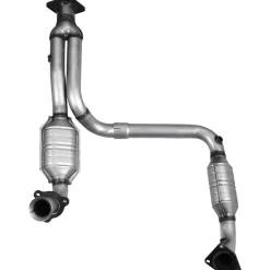 VEVOR Catalytic Converter, Compatible with Cadillac Escalade/Chevy Avalanche Silverado Suburban Tahoe/GMC Sierra Yukon, 4.3L V6, 4.8L/5.3L V8, Front, Left, Right, Replacement OE 15756278, 50366