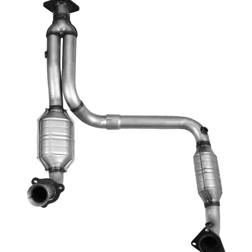 VEVOR Catalytic Converter, Compatible with Cadillac Escalade/Chevy Avalanche Silverado Suburban Tahoe/GMC Sierra Yukon, 4.3L V6, 4.8L/5.3L V8, Front, Left, Right, Replacement OE 15756278, 50366