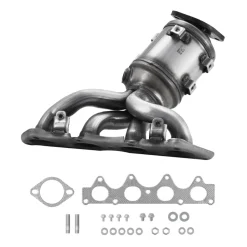 VEVOR Catalytic Converter Compatible with 1998-2002 Honda Accord 2.3L, Direct-Fit High Flow Series Cat Converter, Stainless Steel Exhaust Converter Pipe with Flange Design & Gasket (OBD III Compliant)