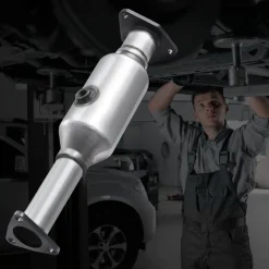 VEVOR Catalytic Converter, Compatible with Honda Accord 2.4L 2003 2004 2005 2006 2007, 2.4L L4 Engine, Rear, Replacement OE 16299, Stainless Steel Material, for Quick Exhaust Gas Purification