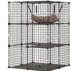 VEVOR Cat Cage 3-Tier 27.99