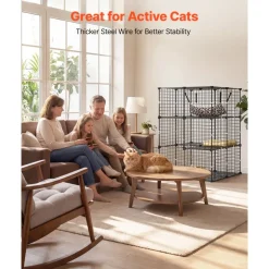 VEVOR Cat Cage 3-Tier 27.99