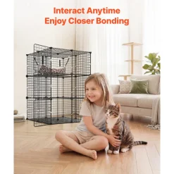 VEVOR Cat Cage 3-Tier 27.99