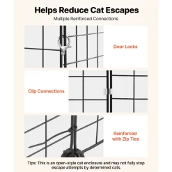 VEVOR Cat Cage 4-Tier 40.98