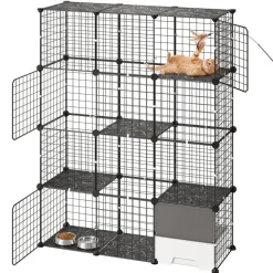 VEVOR Cat Cage 4-Tier 40.98