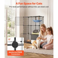VEVOR Cat Cage 3-Tier 28