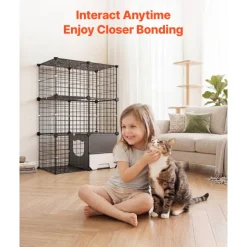 VEVOR Cat Cage 3-Tier 28