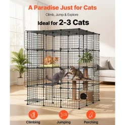 VEVOR Cat Cage 4-Tier 40.98