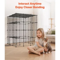 VEVOR Cat Cage 4-Tier 40.98