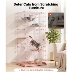 VEVOR Cat Cage 4-Tier 33.07