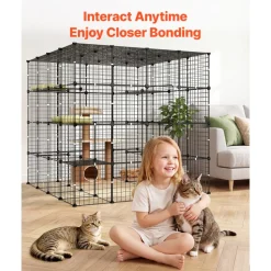 VEVOR Cat Cage 4-Tier 55